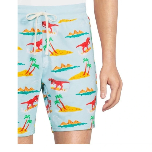 No Boundaries Lounge Shorts dinosaurs size XL 40-42 unsex - Picture 5 of 12